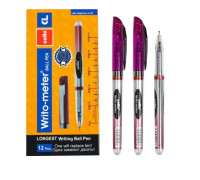 Ручка масляна Writometer 743 - червона