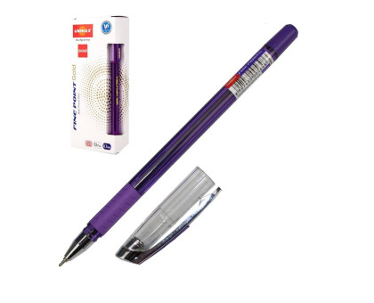 Ручка кулькова Fine point Dlx UX-111-11 - фіолетова