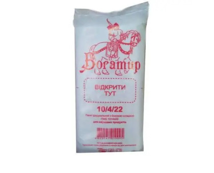 Пакет прозорий Богатир 10*22 - 1000шт
