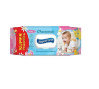 Серветки вологі дитячі SuperFresh - 120шт
