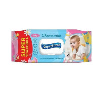 Серветки вологі дитячі SuperFresh - 120шт