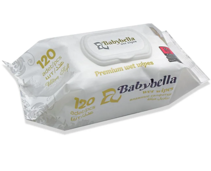 Серветки вологі дитячі Babybella Baby - 120шт
