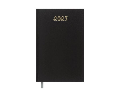 Щоденник датований А5 2025 Optimal BM.2121-01 - чорний