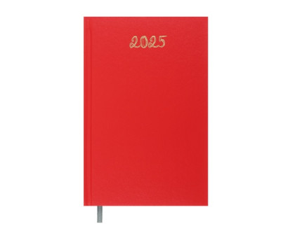 Щоденник датований А5 2025 Optimal BM.2121-05 - червоний