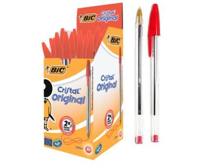 Ручка кулькова Cristal Original BIC - червона